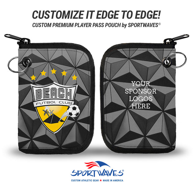 Custom Premium Player Pass Pouch for Soccer