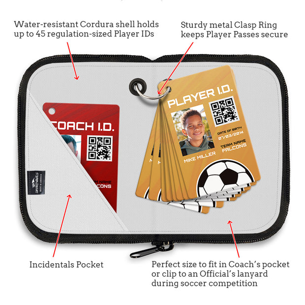 Custom Player Pass Pouch for Soccer