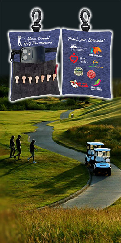 The Golf Tournament Player Pouch - Order one now for your next golf tournament, get it shipped within 10 days!
