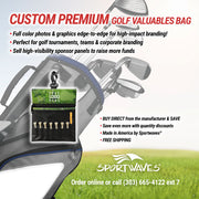 Custom Premium Golf Valuables Bag