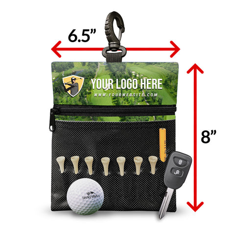 Custom Premium Golf Valuables Bag